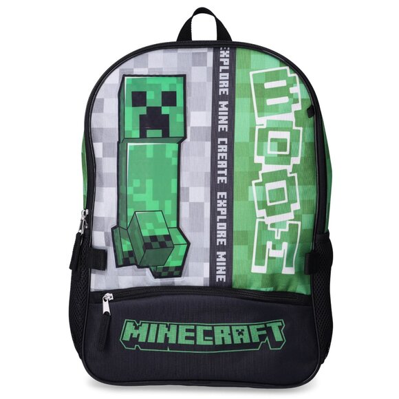 MINECRAFT BACKPACK W/LUNCH PACK SET - Picture 9 of 16